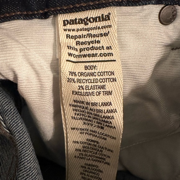 NWT Women’s Patagonia slim jeans (25x29) - Picture 5 of 5
